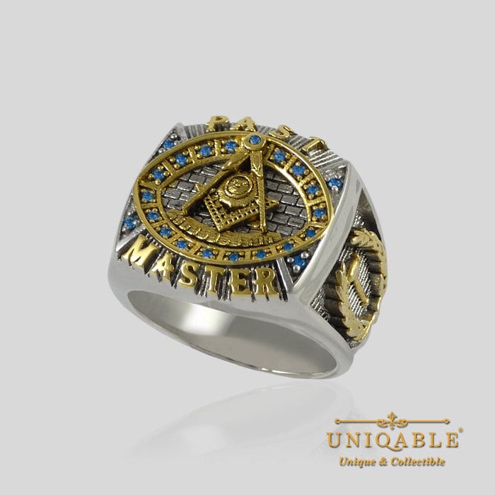 Past Master Gold Ring - MAS2588PM - Fraternally Yours Inc. - HAPPY GLASS