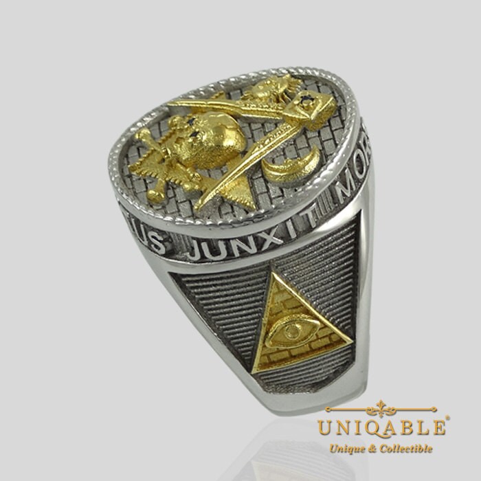 Masonic Past Master Ring - Solid Back in 10K Gold (22) - Fratline  Emblematics