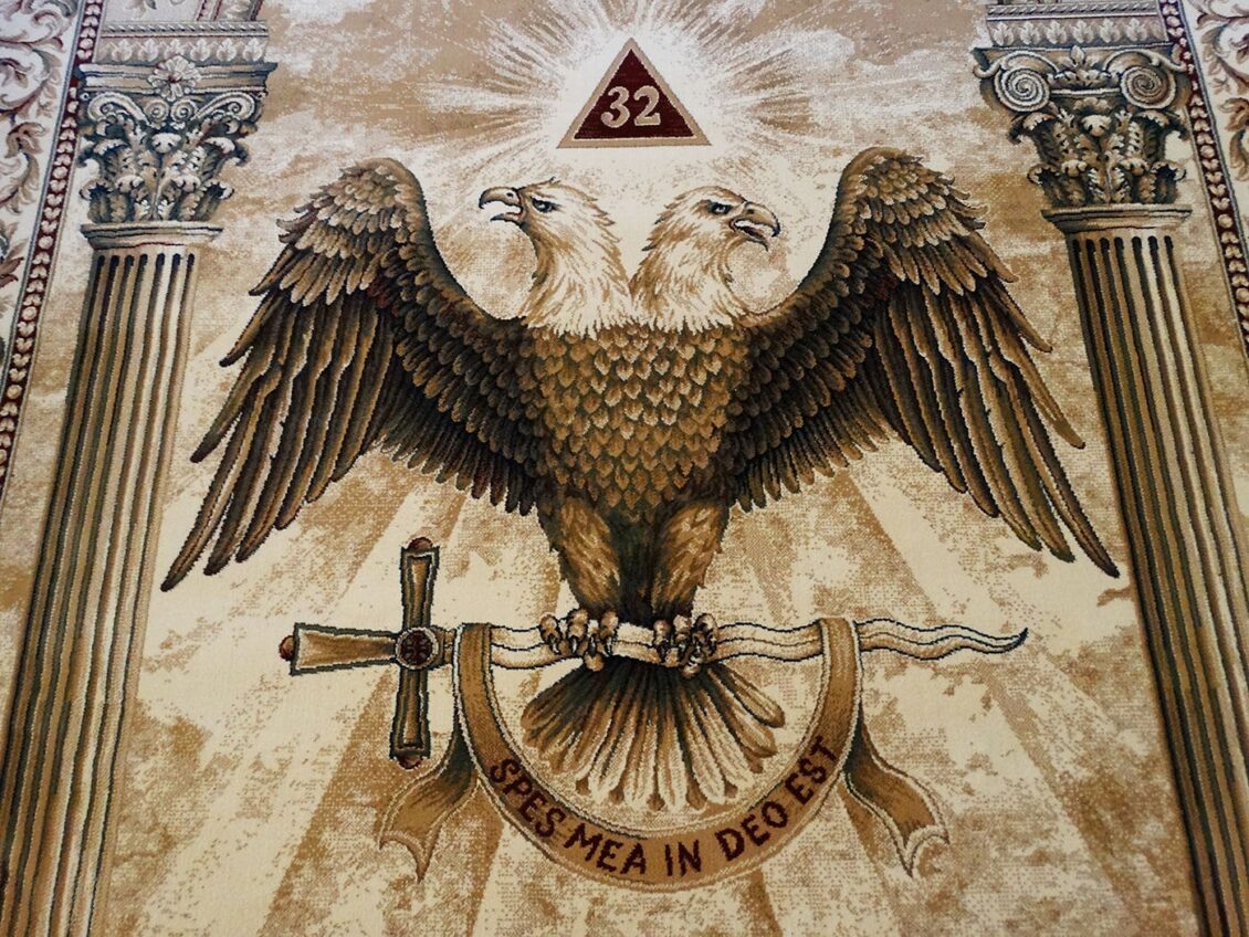 UNIQABLE, Custom Scottish Rite Masonic 32nd Degree Freemason Area Rug ...
