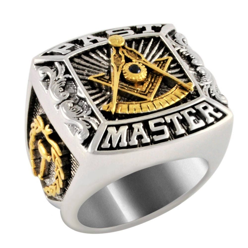 Gold Masonic Rings, Black Enamel Masonic Ring, Freemason Ring, Masonic Rings,  Master Mason Rings, Gold Masonic Rings, Mens Masonic Rings –  somethinggoldjewelry