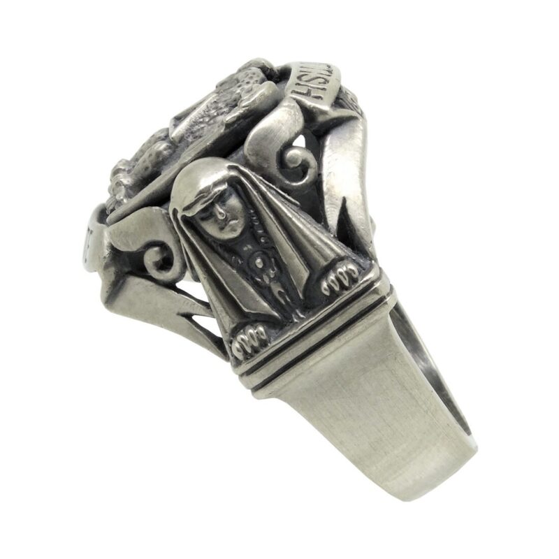 Handcrafted Sterling Silver 925 And Ruby Stone Custom Made Scottish ...